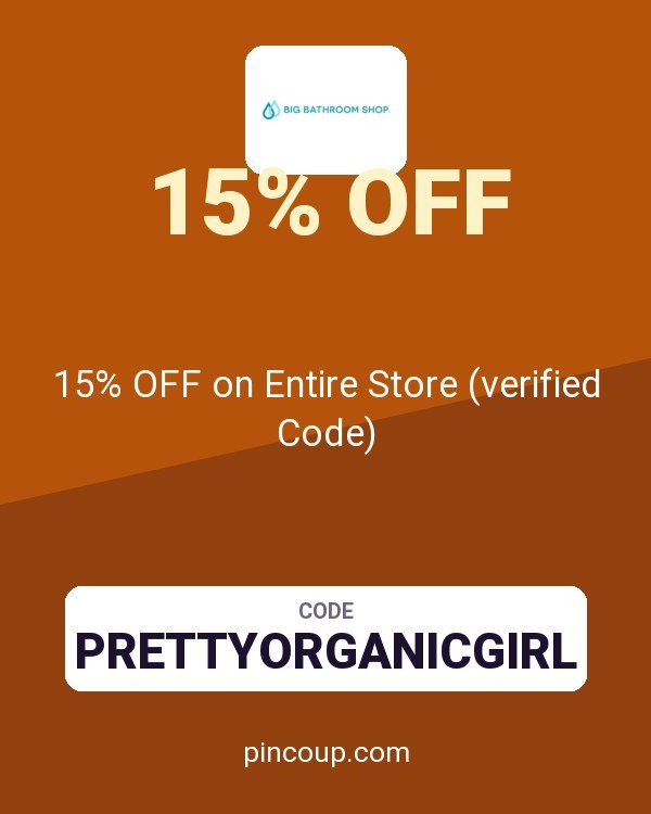 BIG BATHROOM SHOP coupon: 15% OFF on Entire Store (verified Code)
