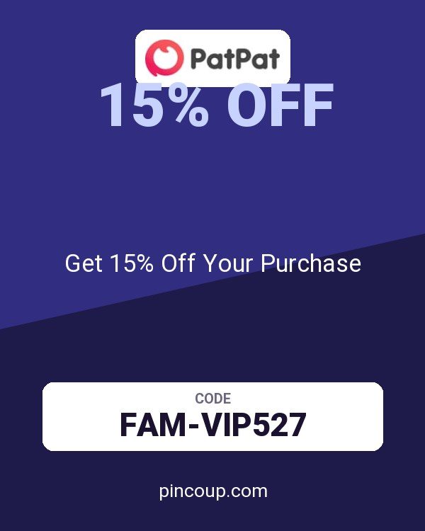 PatPat coupon: Get 15% Off Your Purchase