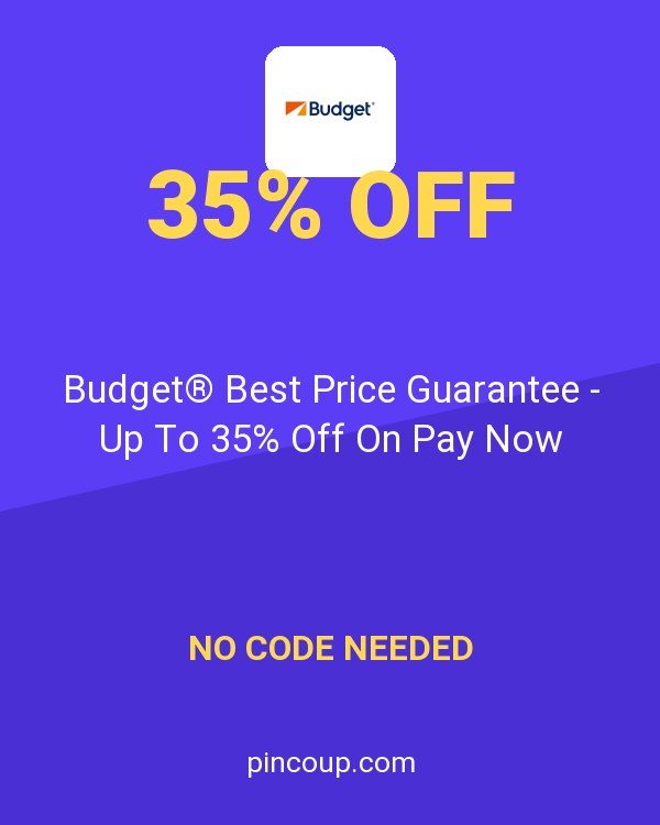 Budget Car Rental coupon: Budget® Best Price Guarantee - Up To 35% Off On Pay Now