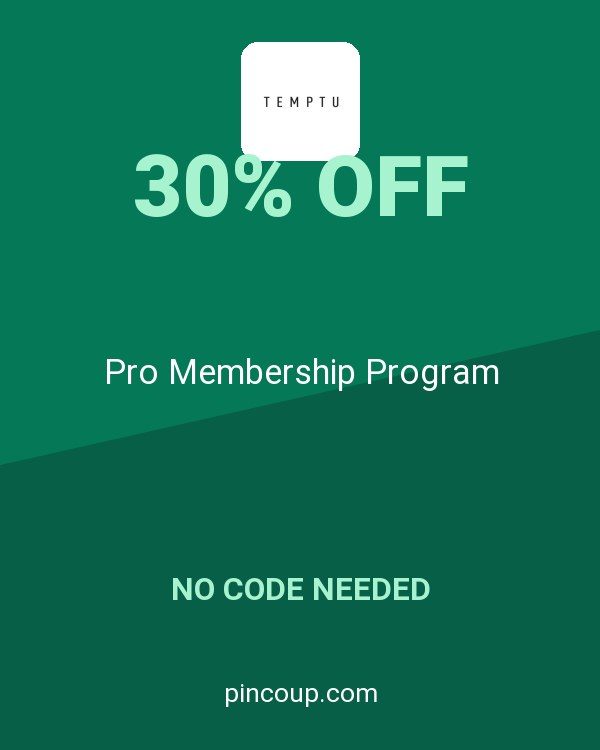 TEMPTU PRO coupon: Pro Membership Program