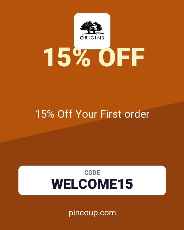 Origins Online coupon: 15% Off Your First order
