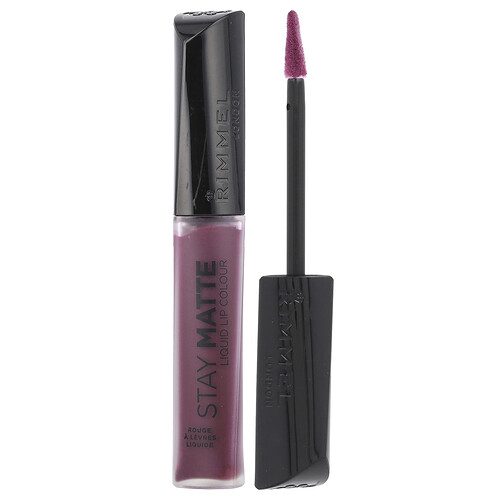 Rimmel London, Stay Matte, Liquid Lip Colour, 800 Midnight, 0.21 fl oz (6.5 ml) at iHerb
