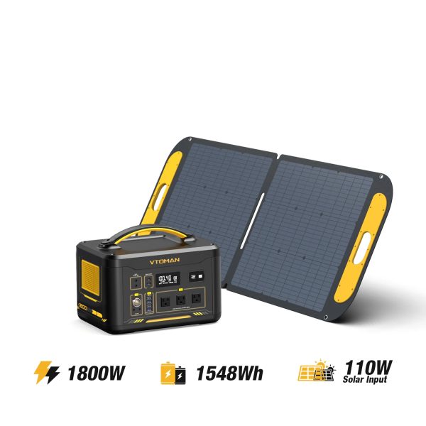 VTOMAN Jump 1800 V-BEYOND™ with 110W Solar Panel at VTOMAN US/CA