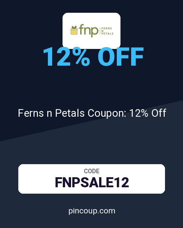Ferns n Petals Coupon: 12% Off