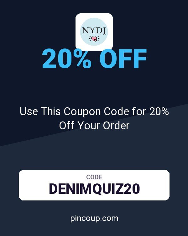 NYDJ: Use This Coupon Code for 20% Off Your Order