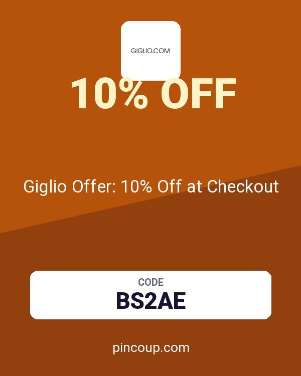 Giglio.com coupon: Giglio Offer: 10% Off at Checkout