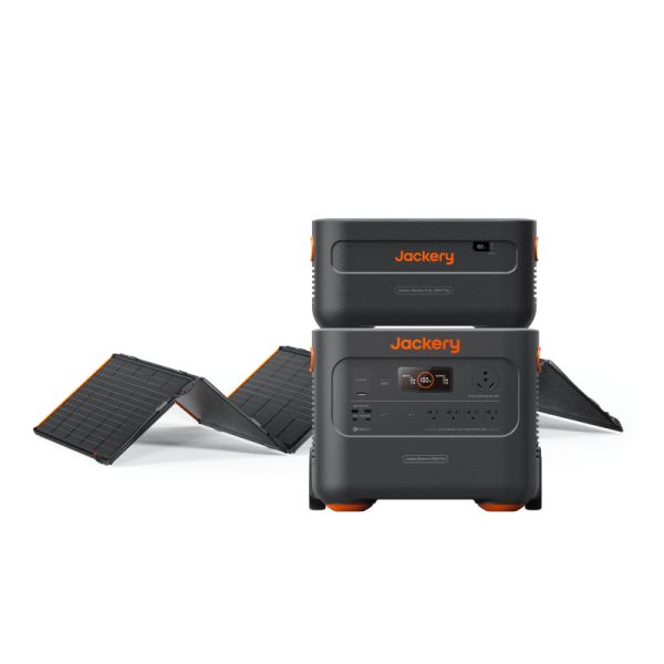 Jackery Solar Generator 2000 Plus Kit (4kWh) - Explorer 2000 Plus Kit (4kWh) + SolarSaga 500 X