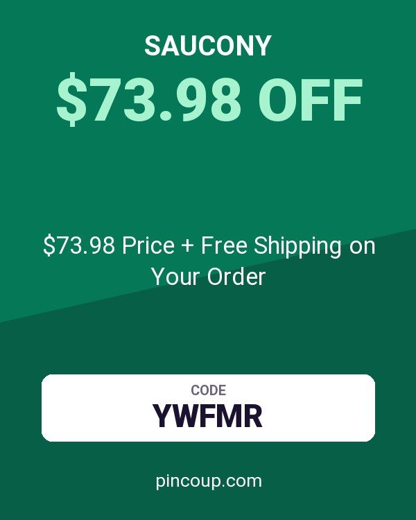 Saucony coupon: $73.98 Price + Free Shipping on Your Order