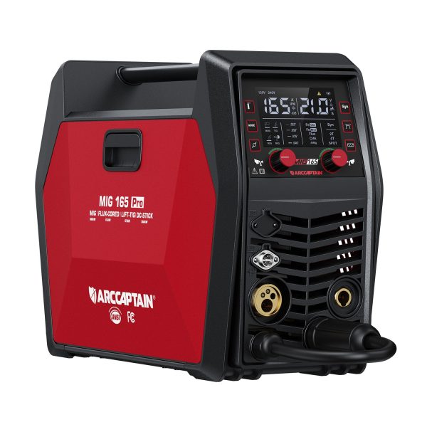 Arccaptain MIG145 Pro Portable 3 in 1 Flux Core Welder - MIG165 Pro