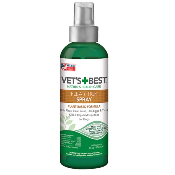 Vet's Best Flea & Tick Spray for Dogs, 8 oz at PETCO Animal Supplies