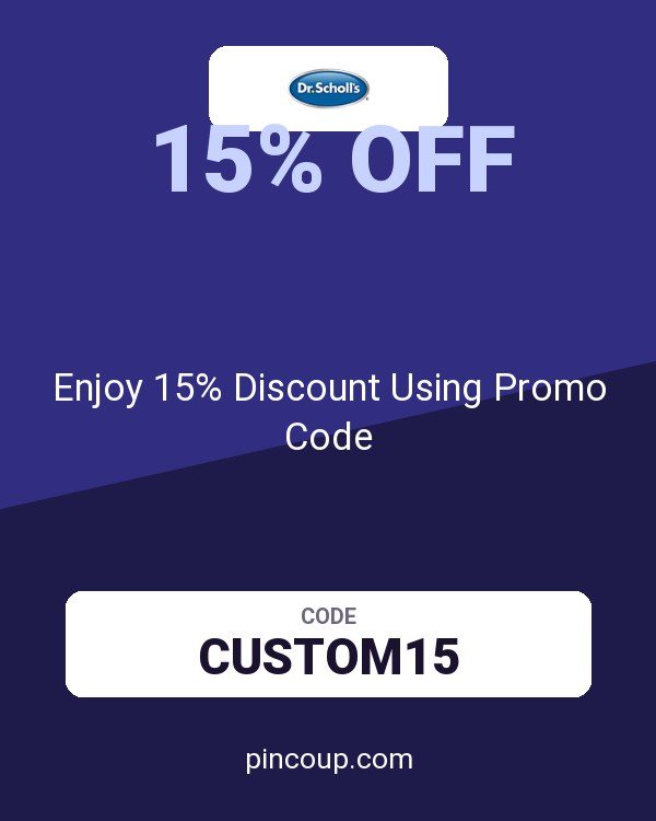 Dr. Scholl's coupon: Enjoy 15% Discount Using Promo Code
