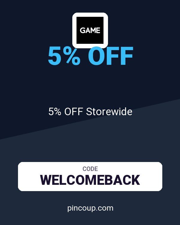 GAME coupon: 5% OFF Storewide