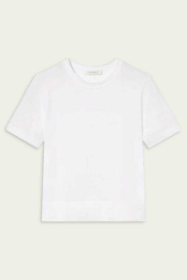 The Boxy Tee in White - White XS at American National Standards Institute Inc.