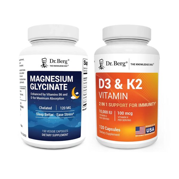 Magnesium Glycinate and D3 & K2 Bundle at Dr. Berg