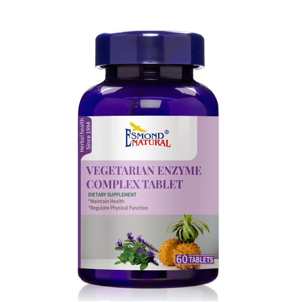 Vegetarian Enzyme Complex (Supports Digestive, Nutrient Absorption and Gut Health), USA, FDA, GMP, NPAC-835.5mg, 60 Tablets at Esmond Natural