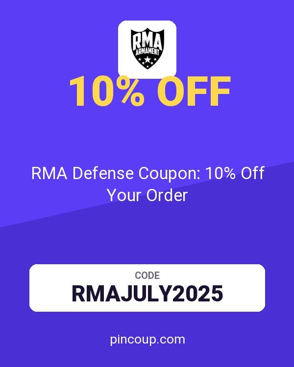 RMA Armament: RMA Defense Coupon: 10% Off Your Order
