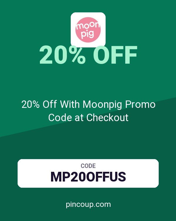 20% Off With Moonpig Promo Code at Checkout