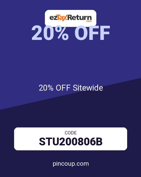 ezTaxReturn coupon: 20% OFF Sitewide
