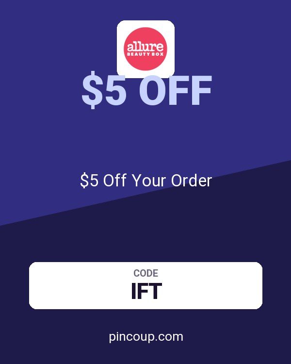 Allure Beauty Box coupon: $5 Off Your Order