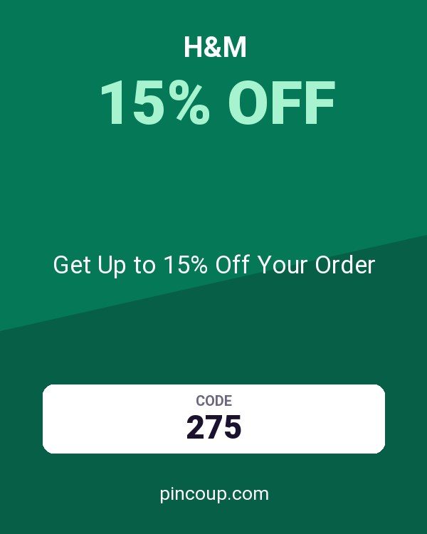H&M coupon: Get Up to 15% Off Your Order