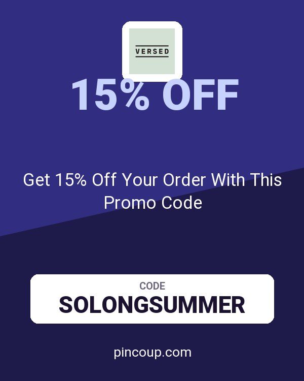 VersedSkin.com coupon: Get 15% Off Your Order With This Promo Code