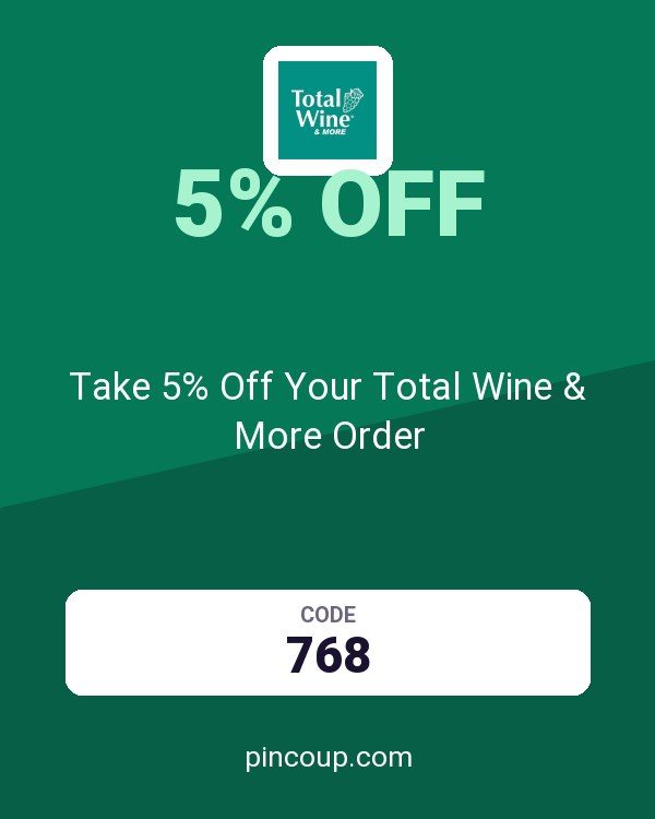 Take 5% Off Your Total Wine & More Order