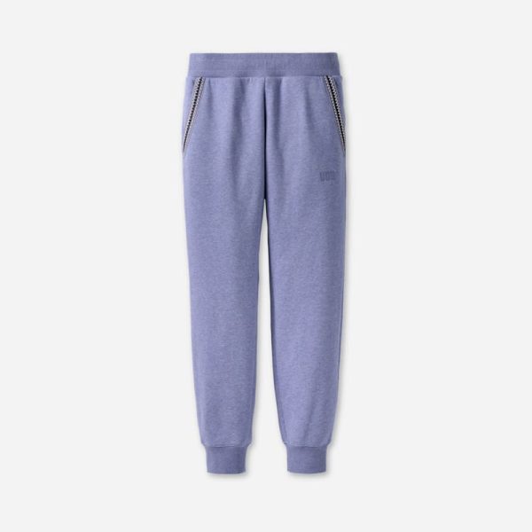 UGG® Men's Tasman Jogger Cotton Blend/Recycled Materials Bottoms in Dusted Iris Heather, Size L