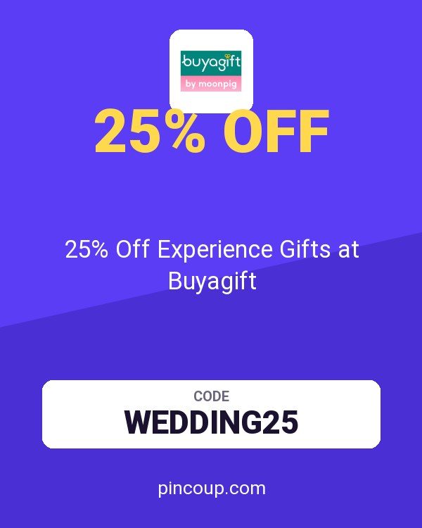Buyagift.co.uk coupon: 25% Off Experience Gifts at Buyagift