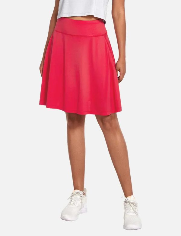 Laureate UPF50+ Pleated Skort - Rose Red / M at Baleaf