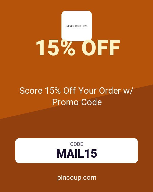 Suzanne Somers coupon: Score 15% Off Your Order w/ Promo Code