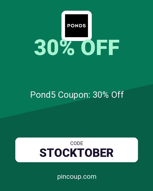 Pond5 Coupon: 30% Off