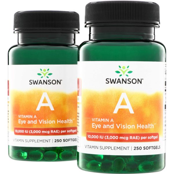 Swanson Vitamins Vitamin A - 2 Pack | 10000 Iu at Swanson Health Products