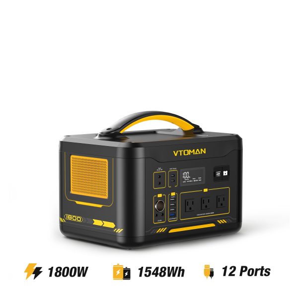 VTOMAN Jump 1800 V-BEYOND™ Portable Power Station (US&MEX) - Jump 1800 + 200W Solar Panel / MEX at VTOMAN US/CA
