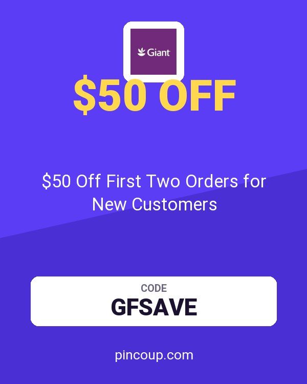 Giant Food coupon: $50 Off First Two Orders for New Customers
