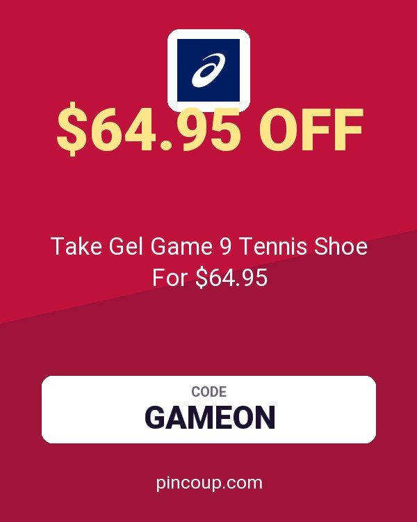 ASICS America coupon: Take Gel Game 9 Tennis Shoe For $64.95