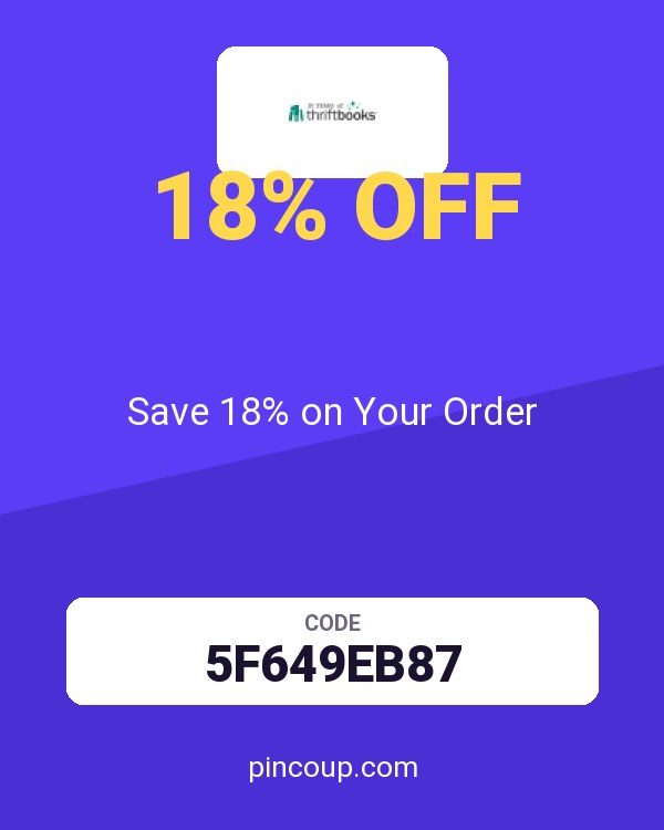 ThriftBooks coupon: Save 18% on Your Order