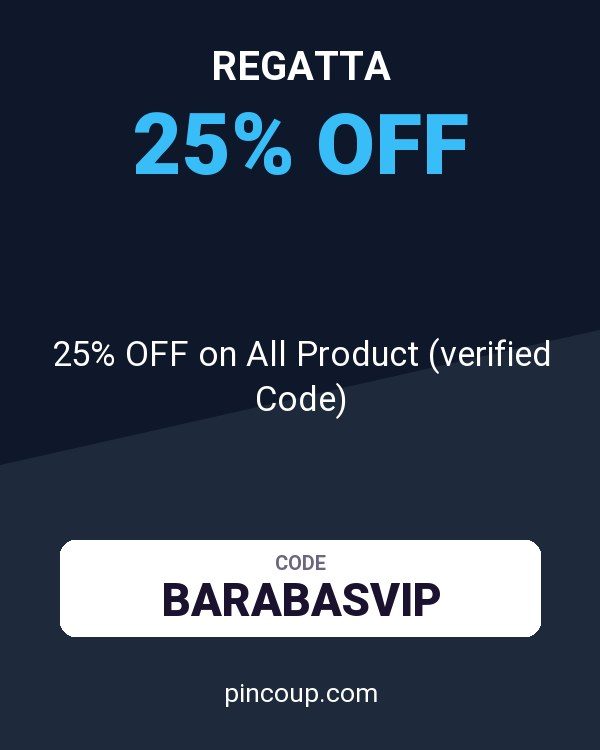 Regatta coupon: 25% OFF on All Product (verified Code)