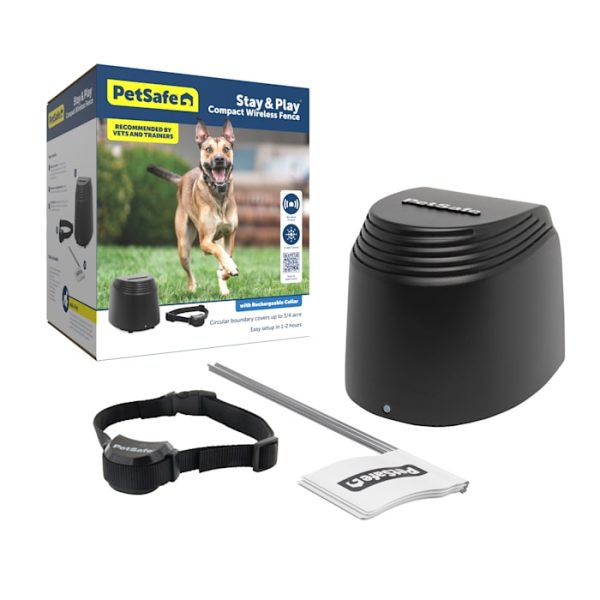 PetSafe Stay & Play Compact Wireless Fence for Dogs, Black at PETCO Animal Supplies