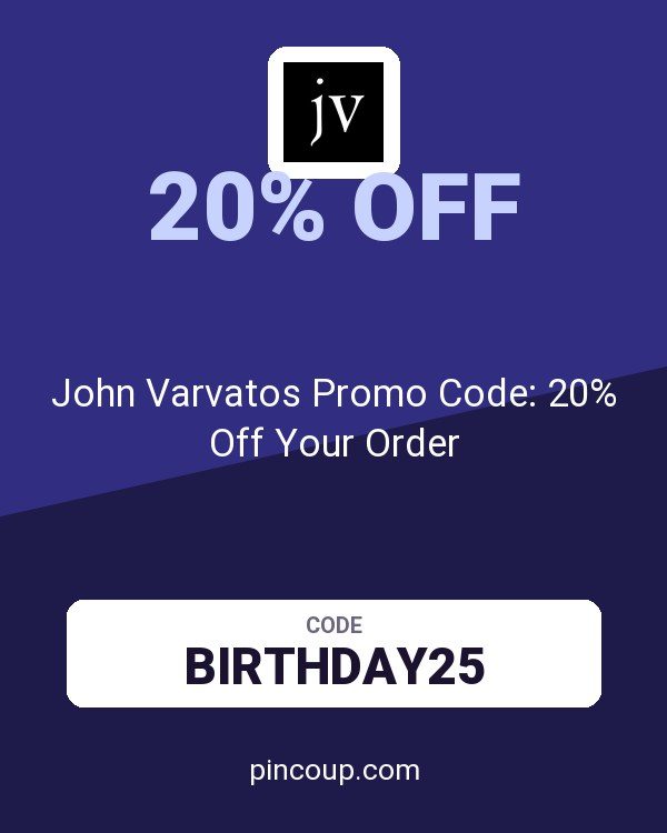 John Varvatos Promo Code: 20% Off Your Order