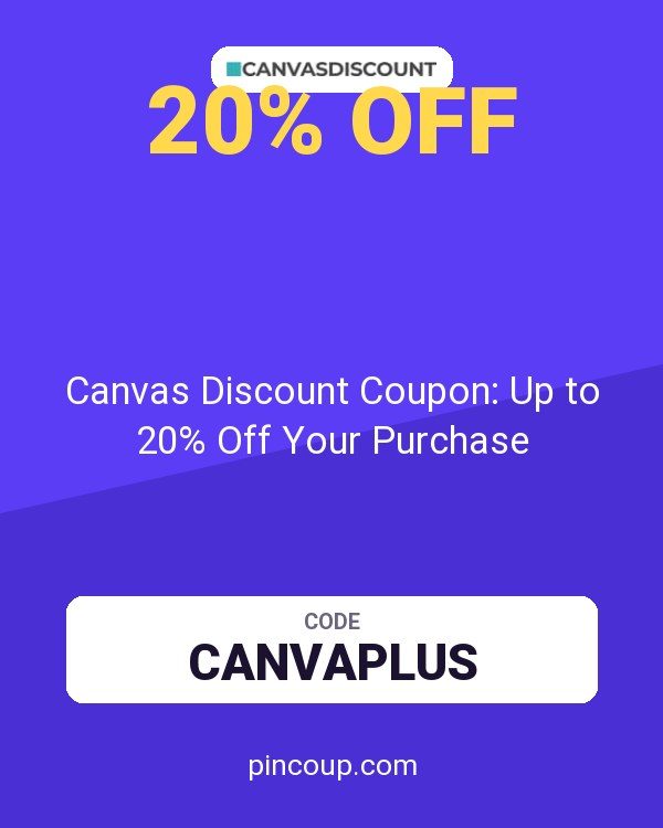 Canvas Discount Coupon: Up to 20% Off Your Purchase