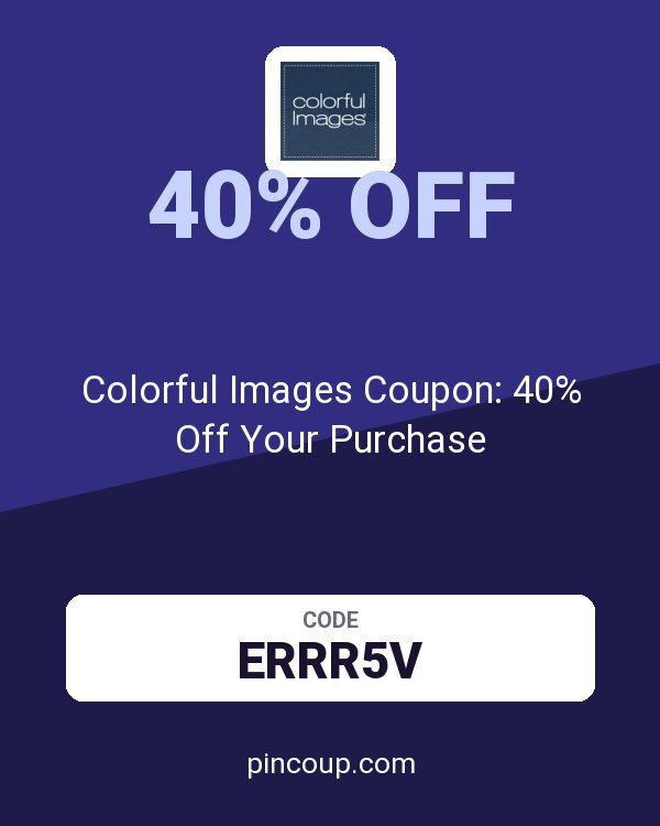 Colorful Images Coupon: 40% Off Your Purchase