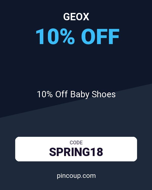 Geox coupon: 10% Off Baby Shoes