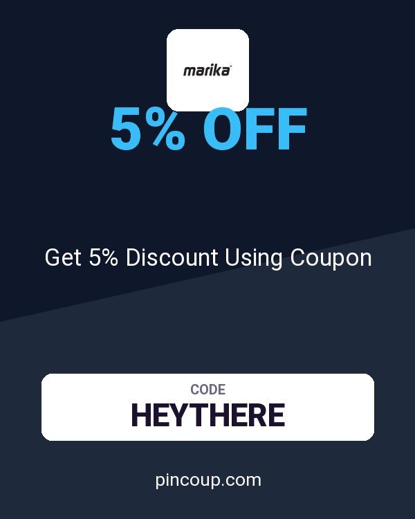 Marika: Get 5% Discount Using Coupon