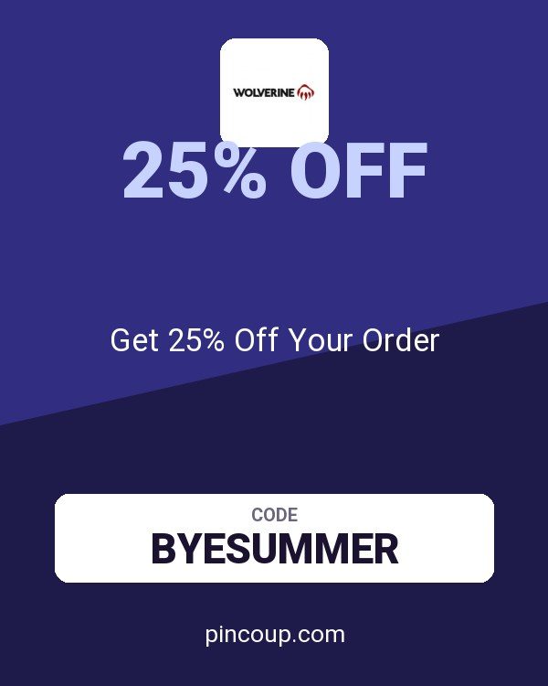 Wolverine coupon: Get 25% Off Your Order