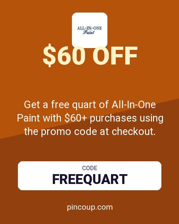 Heirloom Traditions Paint coupon: Get a free quart of All-In-One Paint with $60+ purchases using the promo code at checkout.