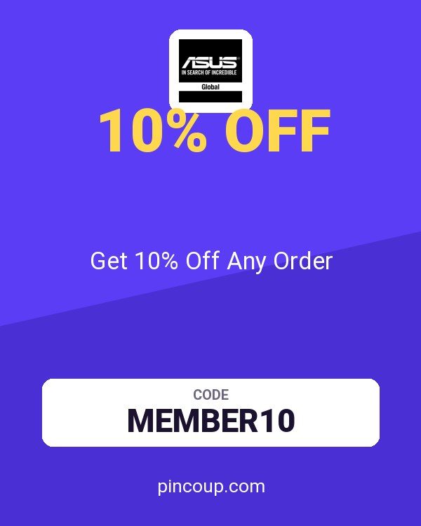 ASUS (US & Canada) coupon: Get 10% Off Any Order