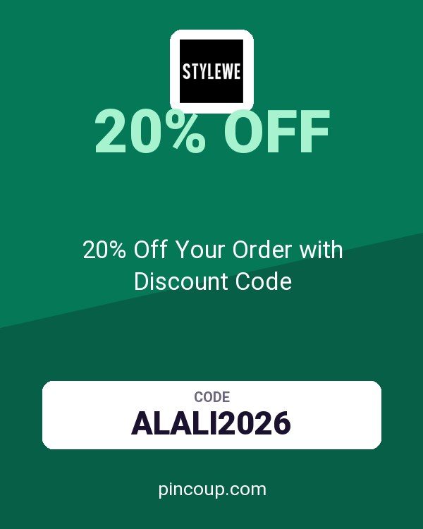 StyleWe coupon: 20% Off Your Order with Discount Code
