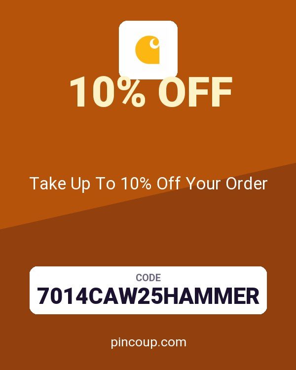 Carhartt coupon: Take Up To 10% Off Your Order