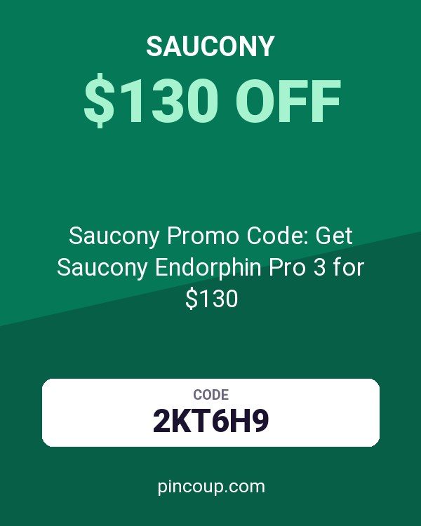 Saucony Promo Code: Get Saucony Endorphin Pro 3 for $130