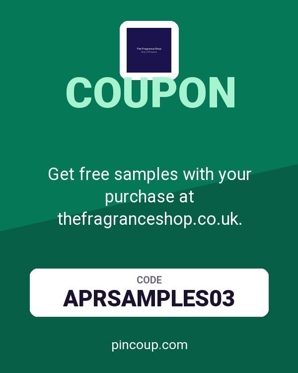 Get free samples with your purchase at thefragranceshop.co.uk.